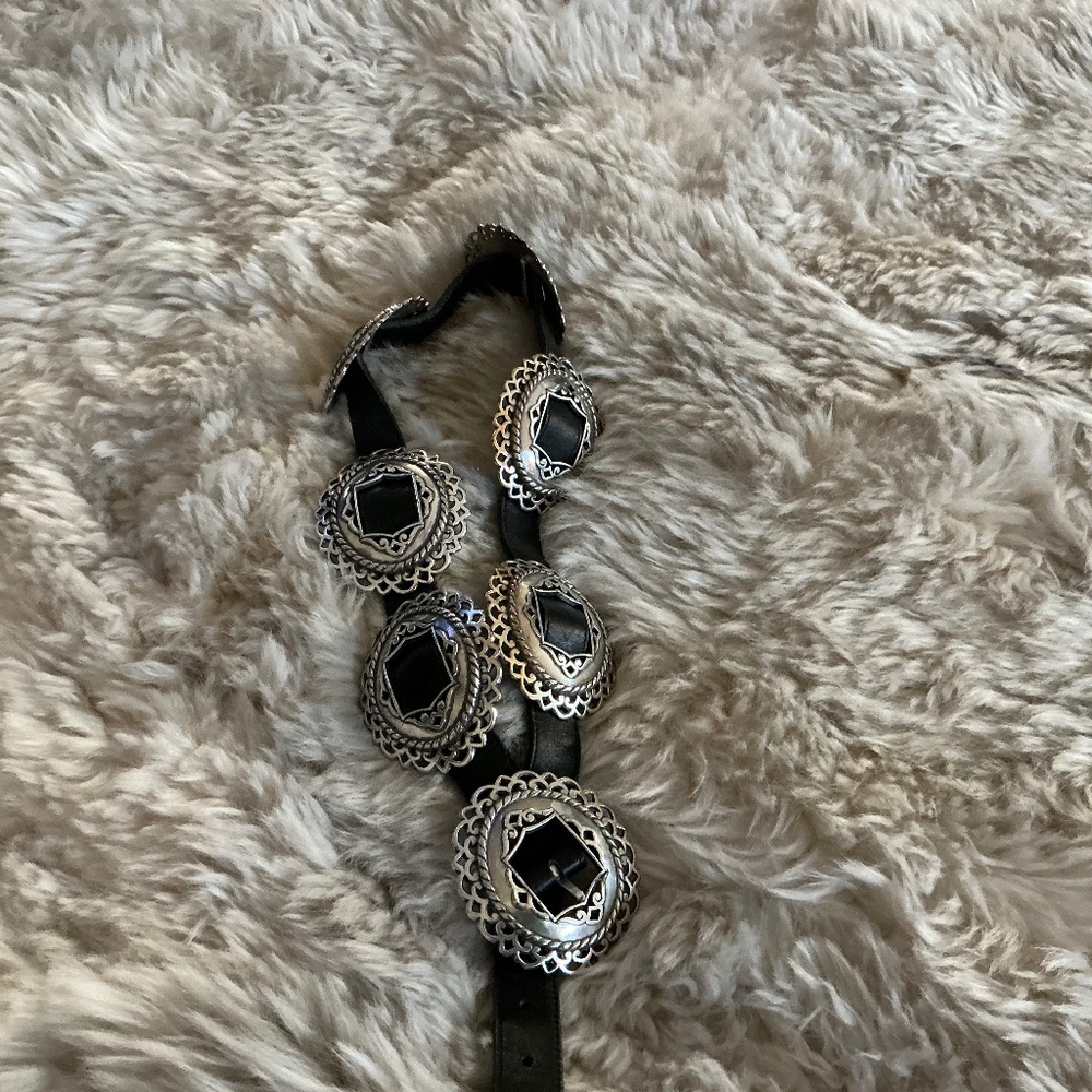 Brighton black concho belt